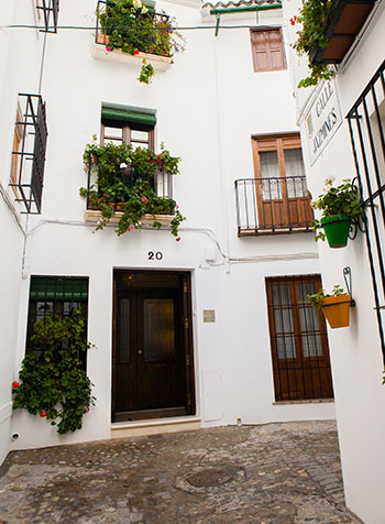 Fachada de la casa rural Casa del Rey en Priego de Córdoba